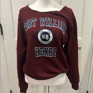 Maroon Fort William Henry Sweatshirt